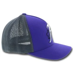 HOOey "Skipper" Purple/Grey Hat -HOOey Shop 1805PLGYside2 50380.1550318217.1280.1280