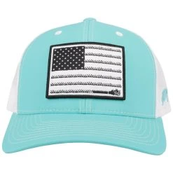 HOOey "Liberty Roper" Turquoise/White Hat -HOOey Shop 2110T TQWH01
