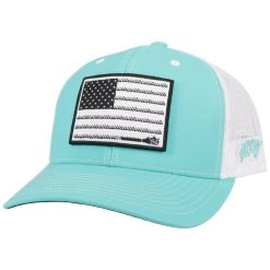 HOOey "Liberty Roper" Turquoise/White Hat