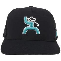 HOOey "Golf" Black Hat -HOOey Shop 2116T BK01