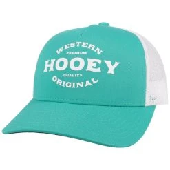 HOOey "Saloon" Teal/White Hat