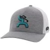 HOOey "Golf" Grey/White Flexfit Hat