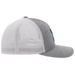 HOOey "Golf" Grey/White Flexfit Hat -HOOey Shop 2216GYWH13