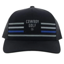 HOOey "Cowboy Golf " Black Hat 9 HOOey "Cowboy Golf " Black Hat -HOOey Shop 2230T BK01