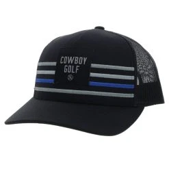 HOOey "Cowboy Golf " Black Hat