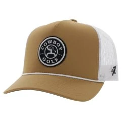 HOOey "Cowboy Golf" Tan/White Hat
