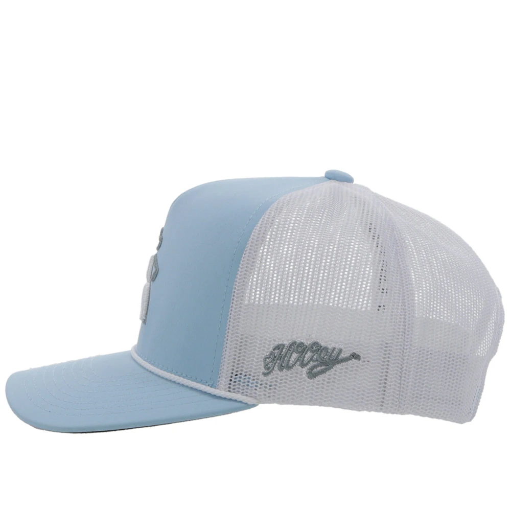 HOOey Youth "Cowboy Golf" Light Blue/White Hat 5 HOOey Youth "Cowboy Golf" Light Blue/White Hat - Image 3