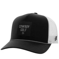 HOOey "Cowboy Golf" Black/White Hat