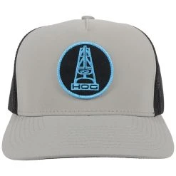 HOOey "Rose" Hat, Grey/Black -HOOey Shop 3026T GYBK01