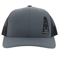 HOOey "HOG" Grey/Black Hat -HOOey Shop 3028T GYBK01