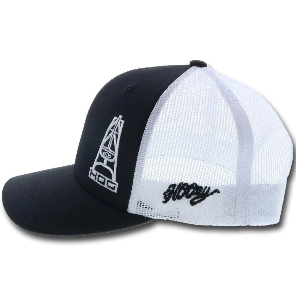 HOOey "HOG" Black/White Hat 5 HOOey "HOG" Black/White Hat - Image 3