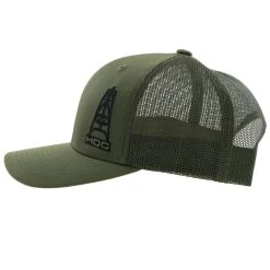 HOOey "HOG" Olive Hat -HOOey Shop 3029T OL05
