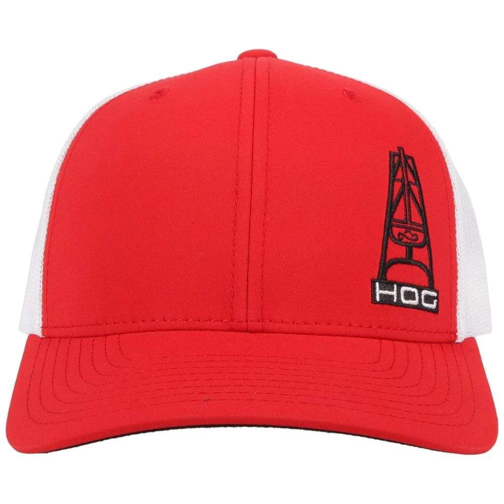 HOOey "HOG" Red/White Hat 5 HOOey "HOG" Red/White Hat - Image 3