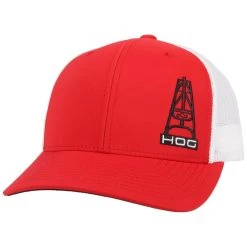 HOOey "HOG" Red/White Hat