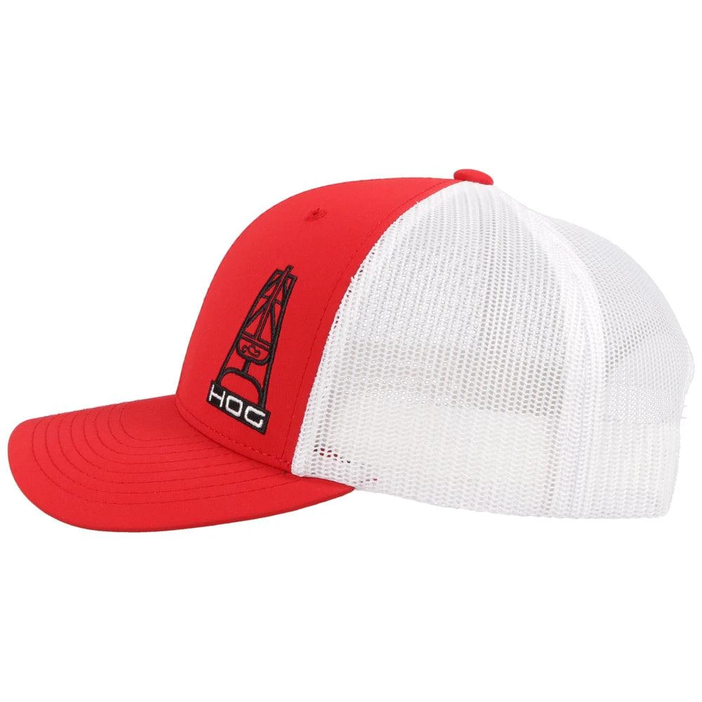 HOOey "HOG" Red/White Hat 6 HOOey "HOG" Red/White Hat - Image 4