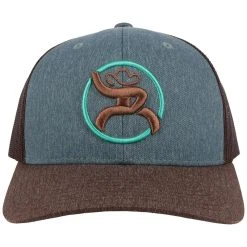 HOOey "Strap" Blue/Brown Hat -HOOey Shop 4029T BLBR01