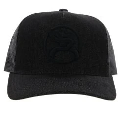 HOOey "Strap" Youth Roughy Black Hat -HOOey Shop 4031T BK01 915a4ff4 ec37 4bfd a790 3687f7a18e3b