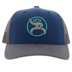 HOOey Youth Hat "Strap" Roughy Blue/Grey -HOOey Shop 4031T BLGY01 27209914 a527 4d10 a8b9 605e85a3bdac