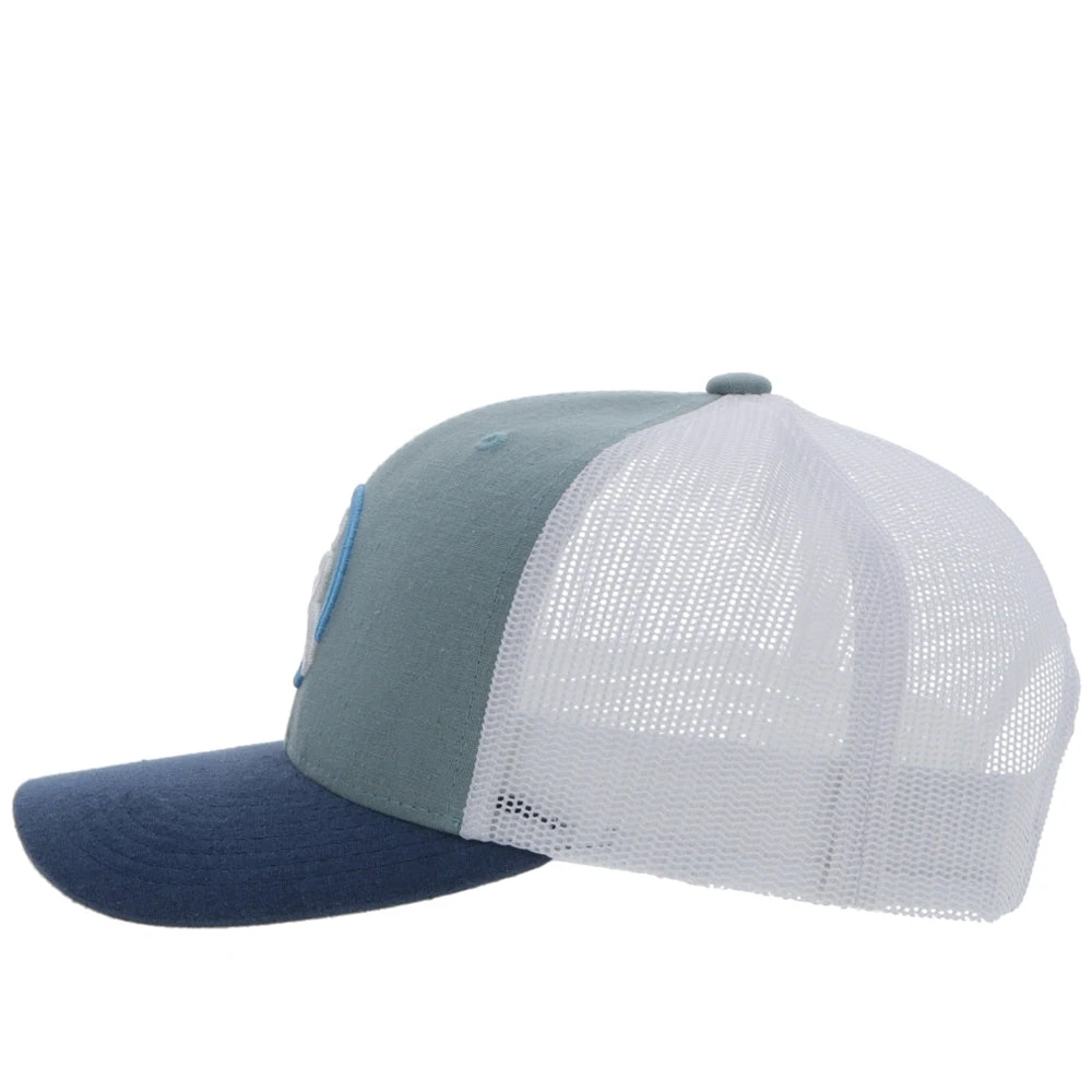 HOOey Youth Hat "Strap" Roughy Light Blue/White 4 HOOey Youth Hat "Strap" Roughy Light Blue/White - Image 2