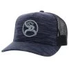 HOOey "Roughy 2.0" Navy/Black W/Grey Circle Logo Hat -HOOey Shop 4031T NVBK02