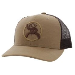 HOOey "Strap" Youth Roughy Tan/Brown Hat