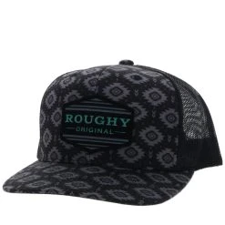 HOOey Youth "Tribe" Black W/ Aztec Print Hat