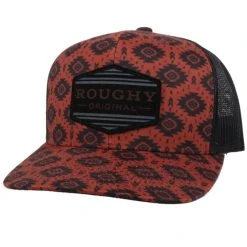 HOOey "Roughy" Tribe Youth Print/Black Hat