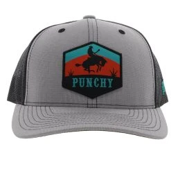 HOOey "Punchy" Youth Grey/Black Hat -HOOey Shop 5027T GYBK01