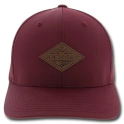 HOOey "Graphite" Maroon Hat -HOOey Shop 6003MAfront 20958.1550438872.1280.1280