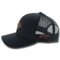 HOOey "Graphite" Black Hat -HOOey Shop 6007T BKside 29911.1550308816.1280.1280