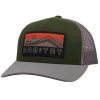 HOOey "Habitat" Green/Grey Hat