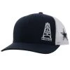 HOOey "Dallas Cowboys" HOG Hat Navy/White W/Cowboys Logo -HOOey Shop DC23 01 A02