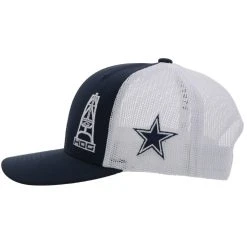 HOOey "Dallas Cowboys" HOG Hat Navy/White W/Cowboys Logo -HOOey Shop DC23 01 A05