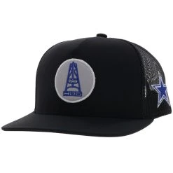 HOOey "Dallas Cowboys" HOG Hat Black W/ Grey & Navy