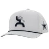 HOOey "Dallas Cowboys" Cowboy Golf Hat White W/Cowboys Logo