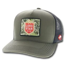 HOOey American Made "Lone Star" Camo Patch Trucker Hat