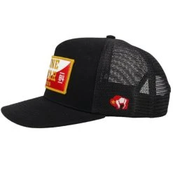 HOOey American Made "Lone Star" Black Patch Trucker Hat -HOOey Shop LS00805