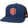 HOOey American Made "Lone Star" Denim/Black Trucker Hat
