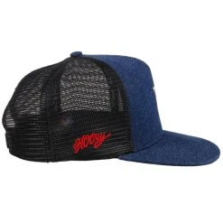 HOOey American Made "Lone Star" Denim/Black Trucker Hat -HOOey Shop LS01016