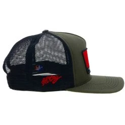 HOOey Wright Brothers Hat Olive/Black -HOOey Shop WB006 4 1