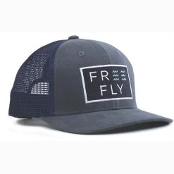 Wave Snapback Trucker Hat For Men -HOOey Shop ffl ms sbw washed navy lg