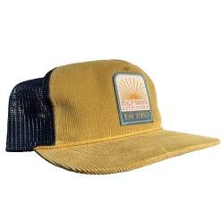 Daybreak '93 Corduroy Trucker Hat 9 Daybreak '93 Corduroy Trucker Hat -HOOey Shop gold navy