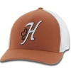 HOOey "Skipper" Orange/White Hat