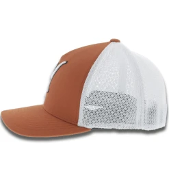 HOOey "Skipper" Orange/White Hat -HOOey Shop image 50978.1565301435.1280.1280