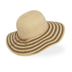 Sunday Afternoons Sun Haven Straw Hat For Women -HOOey Shop sun haven hat natural black blend back ss20 2500px